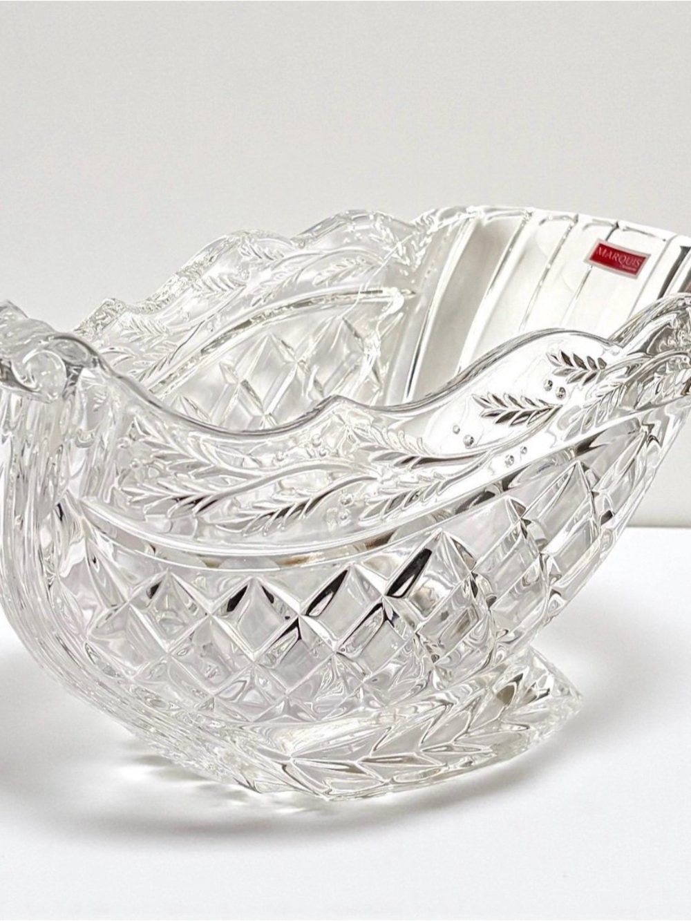 Vintage Marquis by Waterford 10” Lead Crystal Sleigh Holiday Decor